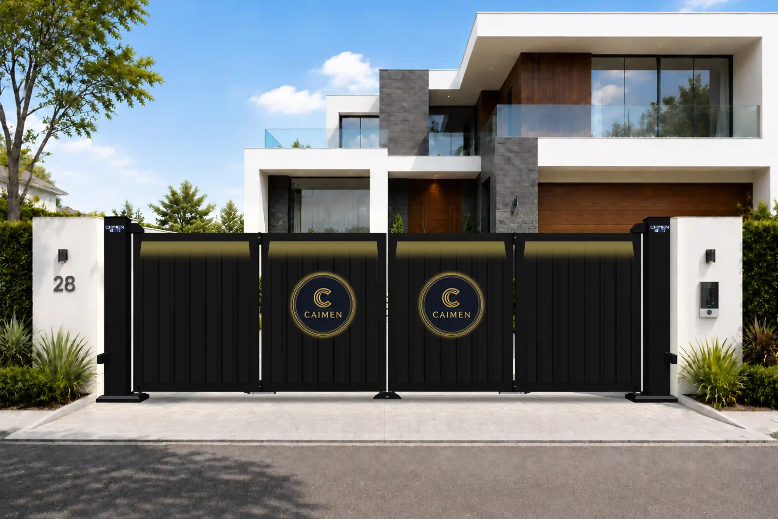 Bi-folding Gate